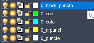 Puncte in desen CAD
